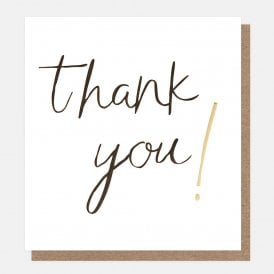 Calligraphy Thank You Card