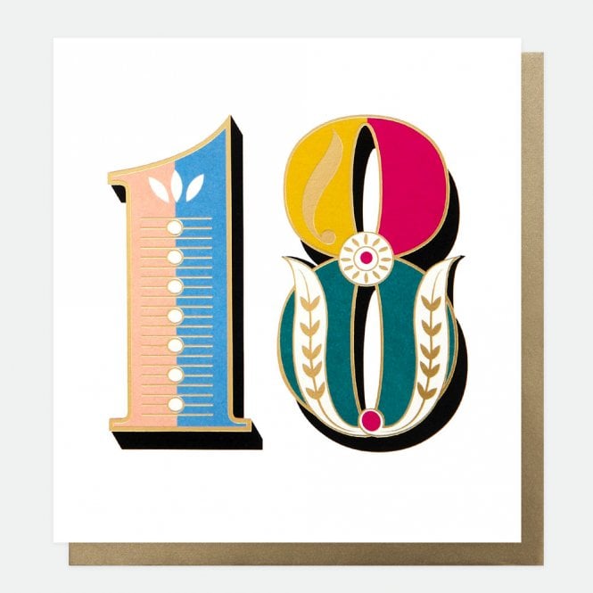 Caroline Gardner Carnival 18th Birthday Card
