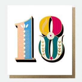 Carnival 18th Birthday Card