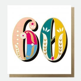 Carnival 60th Birthday Card