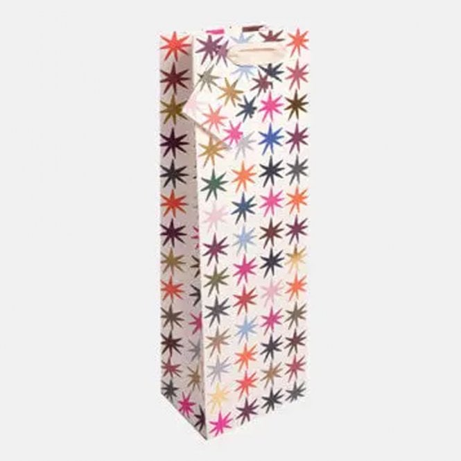 Caroline Gardner Colourful Stars Bottle Gift Bag