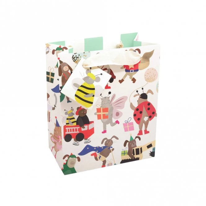 Caroline Gardner Fancy Dress Animals Medium Gift Bag