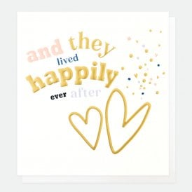 Happily Ever After Wedding Card
