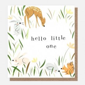 Hello Little One New Baby Card