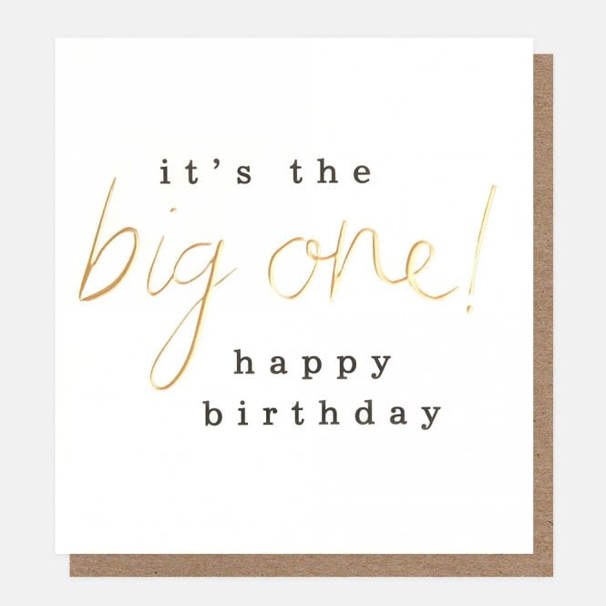 Caroline Gardner It's The Big One! Card