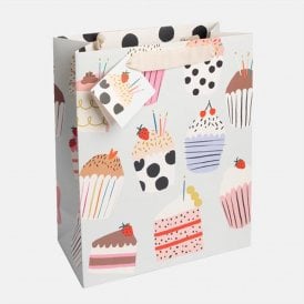Multi Cupcakes Large Gift Bag