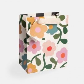 Multi Floral Medium Gift Bag
