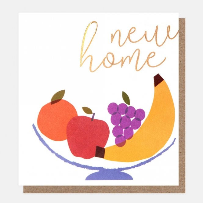 Caroline Gardner New Home Fruit Bowl Card