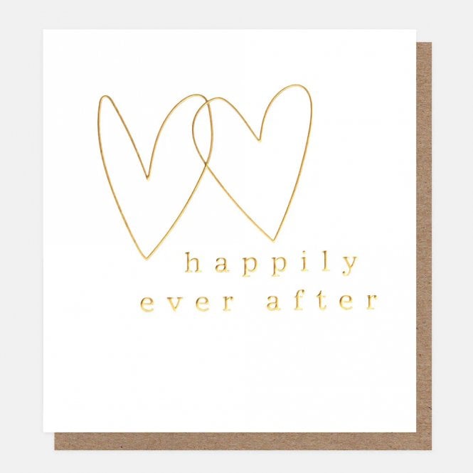Caroline Gardner Overlapping Hearts Wedding Card