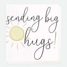 Sending Big Hugs Sun Card