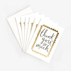 Thank You So Much Notecards Pack of 6
