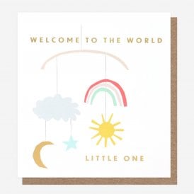 Welcome To The World Little One Mobile Card