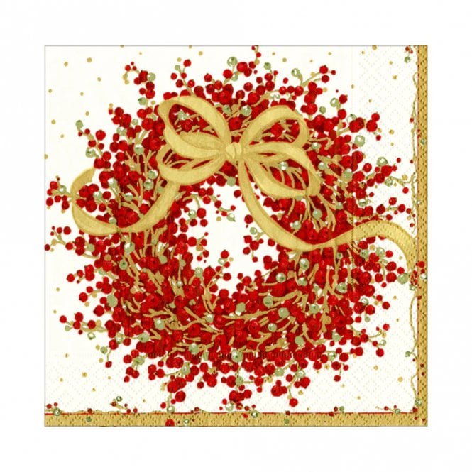 Caspari Pepperberry Lunch Napkins