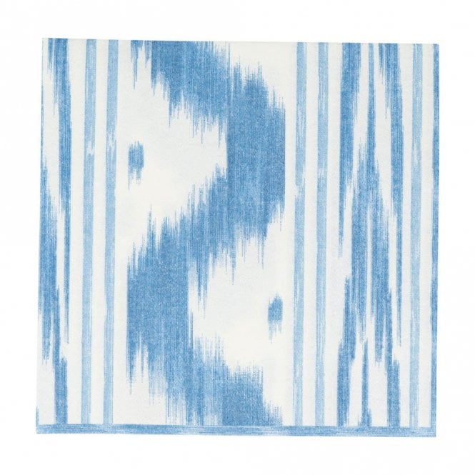 Caspari Toile De Nantes Blue Lunch Napkins