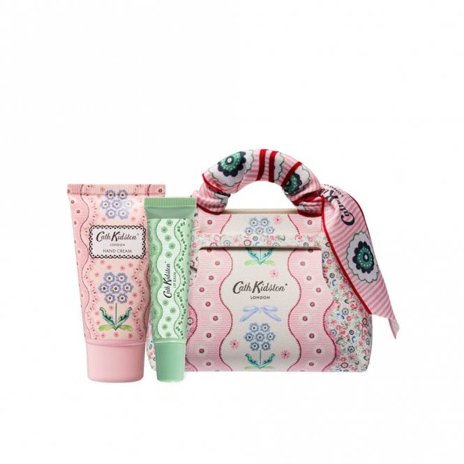 Cath Kidston Woven Flowers Mini Hand & Lip Bag
