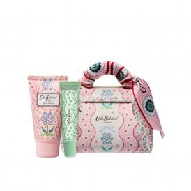 Woven Flowers Mini Hand & Lip Bag