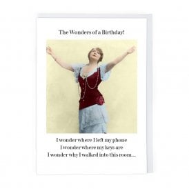 I Wonder Birthday Card