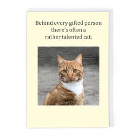 Talented Cat Card
