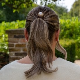 Alton Stone Pearl Large Ball Hair Tie