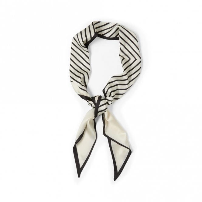 Chalk UK Ava Black Stripe Scarf