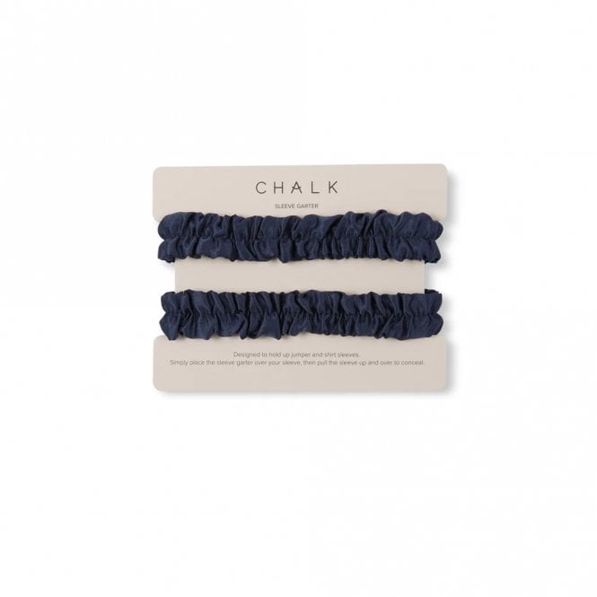 Chalk UK Belinda Navy Sleeve Garter