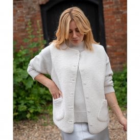 Cleo Off White Gilet