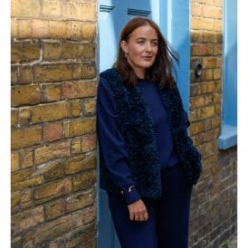 Daisy Navy Gilet