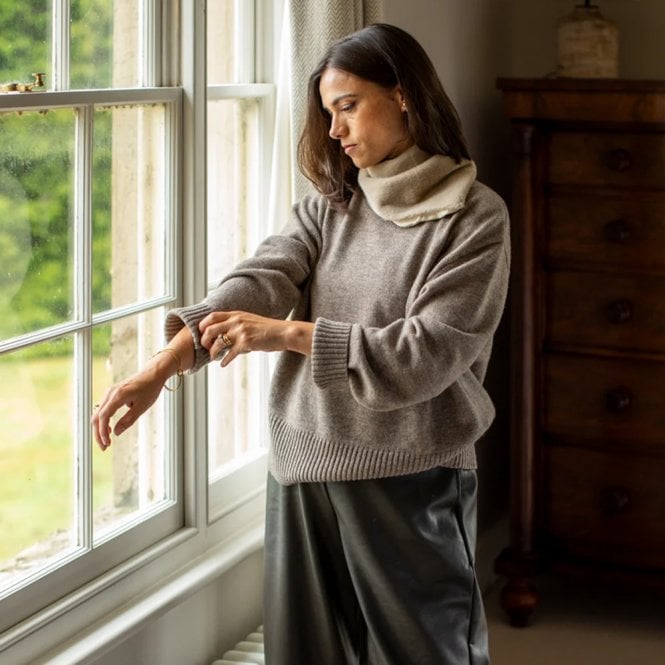 Chalk UK Devon Greige Jumper