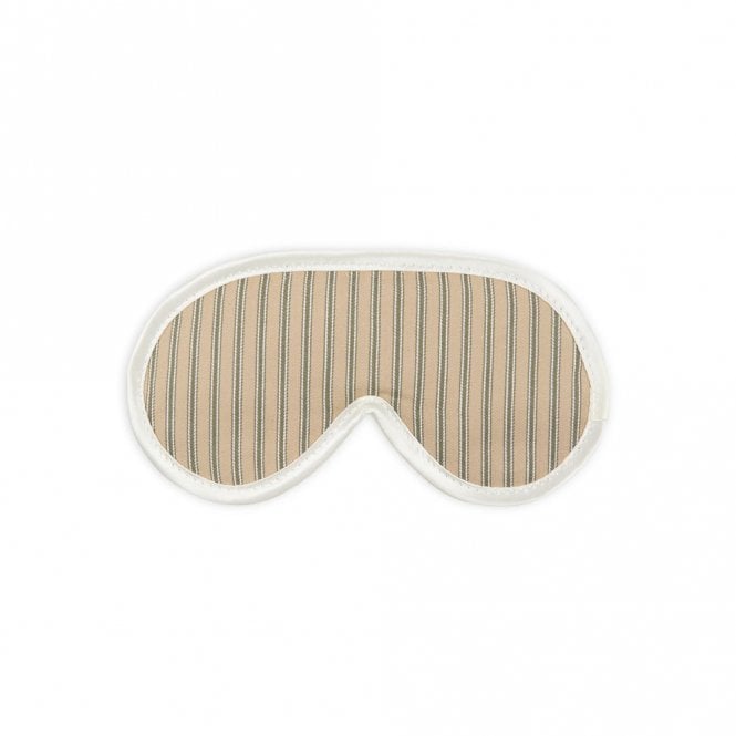 Chalk UK Joe Antique Khaki Ticking Stripe Eye Mask
