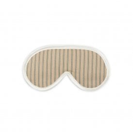 Joe Antique Khaki Ticking Stripe Eye Mask