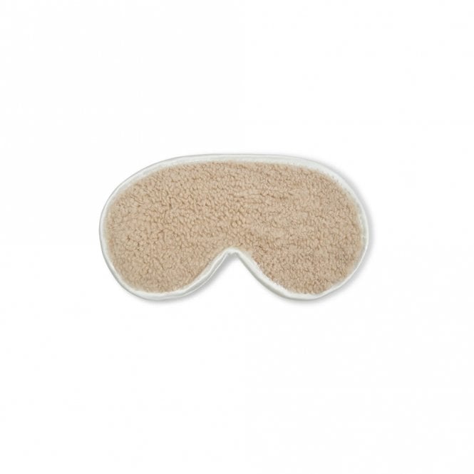 Chalk UK Joe Beige Sherpa Eye Mask