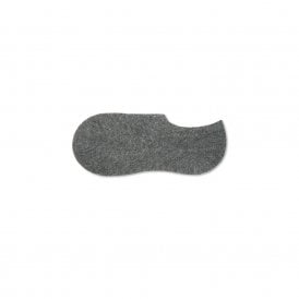Marl Grey Cosy Cashmere 'No Show' Socks