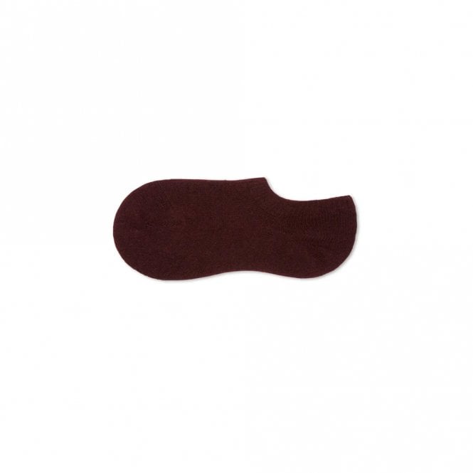 Chalk UK Merlot Cosy Cashmere 'No Show' Socks