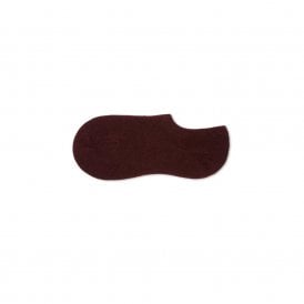 Merlot Cosy Cashmere 'No Show' Socks