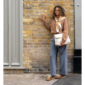 Olivia Beige Scarf