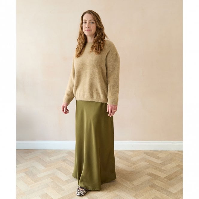 Chalk Ruby Light Tan Jumper | Cotswold Trading