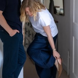 Tiffany Navy Trousers