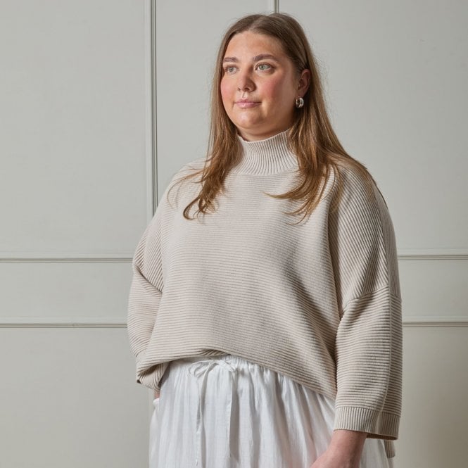 Chalk UK Vicki Cream Cotton Jumper