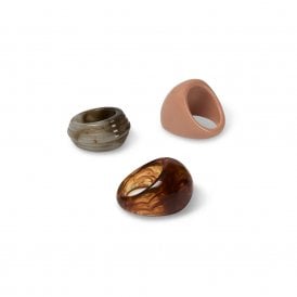Whitby Natural Ring Trio