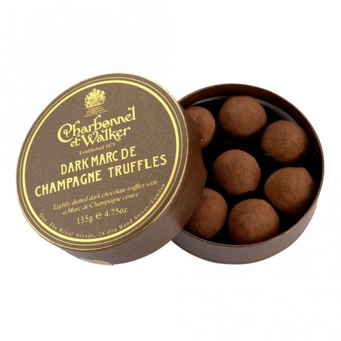 Charbonnel et Walker Dark Marc de Champagne Truffles