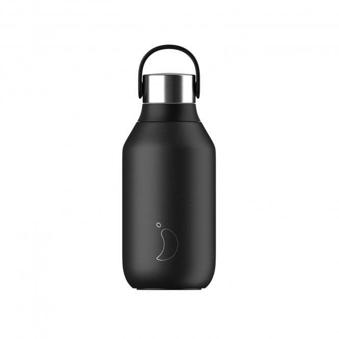Chilly's Abyss Black Stainless Steel 350ml Bottle