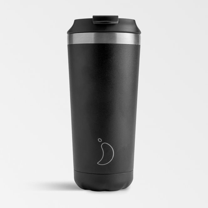Chilly's Monochrome Black 500ml Original Coffee Cup