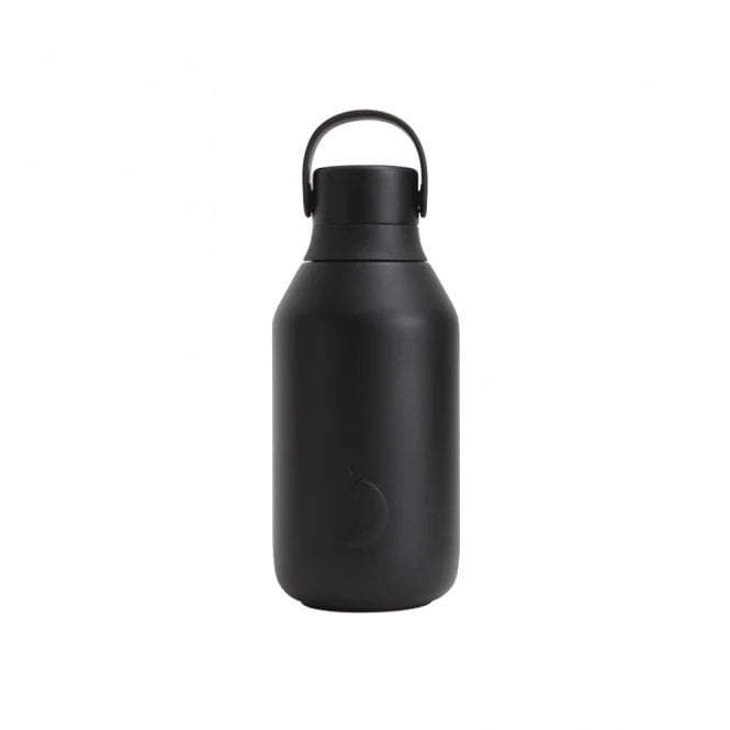 Chilly's Onyx Black Stainless Steel 350ml Bottle
