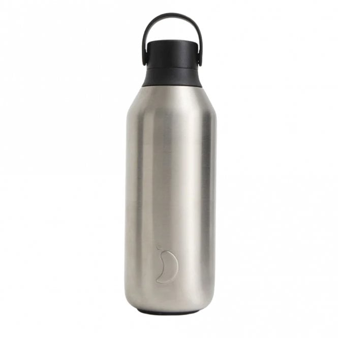 Chilly's Silver Stainless Steel 500ml Bottle