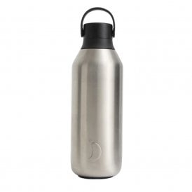 Silver Stainless Steel 500ml Bottle