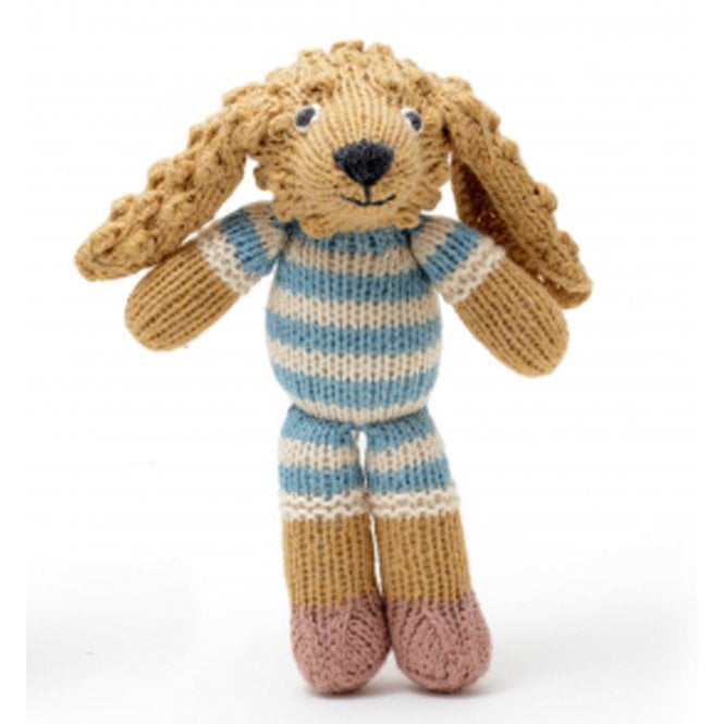 Chunki Chilli Brown Poodle Organic Cotton Toddler Soft Toy