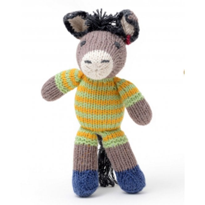 Chunki Chilli Donkey Organic Cotton Toddler Soft Toy