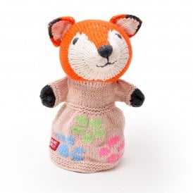 Fox in Dress Organic Cotton Hand Puppet