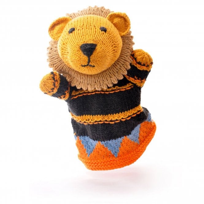Chunki Chilli Lion Organic Cotton Hand Puppet