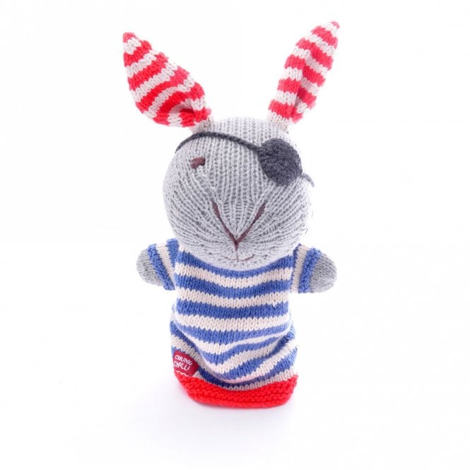 Chunki Chilli Pirate Rabbit Organic Cotton Hand Puppet